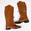 Joie  Tan Tall Lace Up Riding Boots Leather Size 36 Photo 0