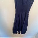 Double Zero  Sleeveless Dress Navy Blue Photo 7