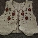 Plato’s Closet Vintage Flower Vest Multi Size L Photo 0