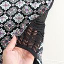 Hula Honey [] Black Gypsy Deco Lace Geometric Print One Piece Swimsuit Sz Small S Photo 4