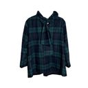 Tuckernuck  Faye Blouse Women's Size XXL Blackwatch Plaid Wool Flannel Holiday Photo 3