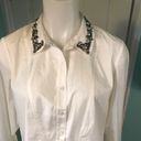 Rebecca Taylor  Embellished Collar Button Down Photo 1