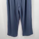 Bobeau  Pull On Pants Size Large Blue Wide Leg NWT Rayon Nylon Blend Cropped Photo 10