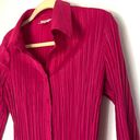 Christopher & Banks Y2K Pink Top Barbiecore Button Up Flare Sleeve Top Photo 1