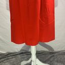 Pendleton Vintage Wool Pencil Skirt Red Midi Photo 8