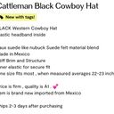 Cattleman Cowboy Hat Black Photo 2