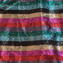 Show Me Your Mumu  Super Slip Tie Rainbow Sequin Party Dress Size XS New with Tag Photo 4