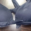 Calvin Klein  Black Halter Tie Bust Bikini Swim Top Women's Size Small Photo 3