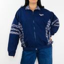 Reebok 1990s Vintage  Navy Blue Windbreaker Jacket Large Bloke Sportswear Retro Photo 1