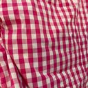 J.Crew  Pink Gingham Sleeveless Button-down Shirt Photo 5