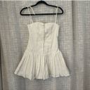 Edikted White Pleated Corset Mini Dress Photo 6