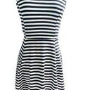 Divided  Striped Sleeveless Fit and Flare Dress Size 4 Photo 0