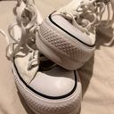 Converse White Hightop Sneakers Photo 6