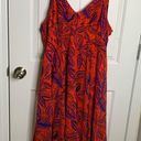 Alexis  by Target handkerchief trapeze tropical sleeveless midi dress size XL Photo 0