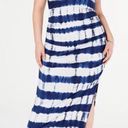 Jessica Simpson TIE DYED MAXI DRESS NAVY XS NWT Photo 0