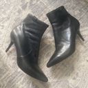 via spiga  Madeline black Leather Stilettos Ankle Boots Booties size 7.5 Photo 1