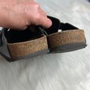 Birkenstock Black Leather Boston Clogs Photo 8