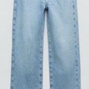 ZARA high rise straight fit ankle length jeans Size 8 NWT Photo 0