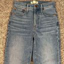 Madewell  the perfect vintage jean high rise denim light wash frayed raw hem 23 Photo 14