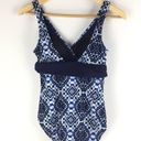 Tommy Bahama  Island Tile Printed One Piece Swimsuit Blue Size 4 Photo 4