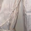 ZARA satin Creme Mini Dress Photo 6