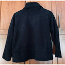 Tuckernuck  Rollins Funnel Neck Pullover Black Teddy Fleece Size XS NEW Photo 6