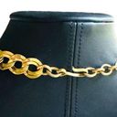 Monet  Vintage Gold Plated Chain Link Necklace 16”-18” EUC Photo 6