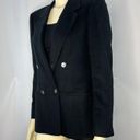 American Vintage Vintage 70's Cashmere Double Breasted Blazer in black made in USA size 6 Photo 7