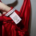 Victoria's Secret VS 2 Piece Red Satin Cami Set Small Lace Trim Pajama Sz Small Photo 5