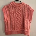 ZARA Pink Sweater Top Photo 1