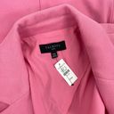Talbots  Double Knit Long Blazer Jacket Double Breasted Pink Size 14W Photo 10