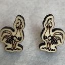 Disney Moana Hei Hei Wood Stud Earrings Photo 1