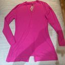 SKIMS Size 2X Hot Pink Soft Lounge Button Up Henley Onesie Romper NWT Sleepwear Photo 5