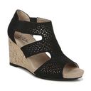 Life Stride  Geometric Cutout Wedge Heel Slingbacks- Heidi size 9 wide cork bottom Photo 0