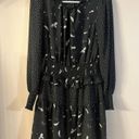 Popsugar  collection Mixed-Print Mini Dress Size Small Black shooting stars Photo 1