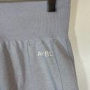 AYBL NEW  motion seamless cycling shorts in ice blue high waist stretch grey XL Photo 4
