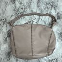 The Sak  Beige Tan Leather Purse Hobo Handbag minimalist casual Photo 0