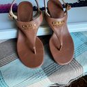 Ralph Lauren Leather Heel Sandals Photo 1