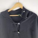 Ralph Lauren Lauren  Lambs Wool Sweater Black Long Sleeve Size M Photo 1