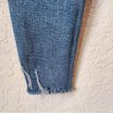 ZARA  Skinny Jeans Size 2 Distressed Hem Photo 4