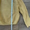 Moon & Madison cropped cowlneck knit sweater mustard yellow women’s sz Medium Photo 9