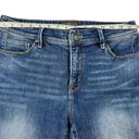 Chico's  Women Size 0.5 (S/6) So Slimming Cropped Jeans Stretch Denim Distressed Photo 9