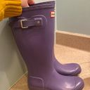 Hunter Purple Rain Boots Photo 0