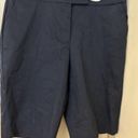 Jones New York  NWT Signature Women's Navy Bermuda Stretch Shorts Size 10… Photo 0