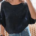 Gap Black Knit Scoop Neck Short Sleeve  Photo 2