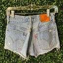 Levi's Denim Cut Off Levi 501’s Shorts Sz 24 Photo 1