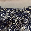 Vera Bradley  Reversible Tote in Twirly Birds Navy Retired Winter 2010 Photo 2