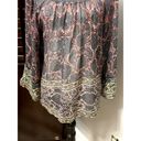Tracy Reese Plenty  Womens Tunic Top Multicolor Floral Long Sleeve Petites P Photo 2