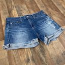 AG Adriano Goldschmied  Hailey Roll Up Ex Boyfriend Denim Short Size 26 Photo 10