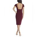 Dress the Population  Dana Dress Bodycon Sheath Burgundy Cocktail Sz Med New Photo 10